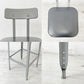 リオン LYON ファクトリー チェア FACTORY CHAIR カウンターチェア グレー バックレスト クッション PVCレザー 座面高69cm パシフィックファニチャーサービス P.F.S取り扱い B ●