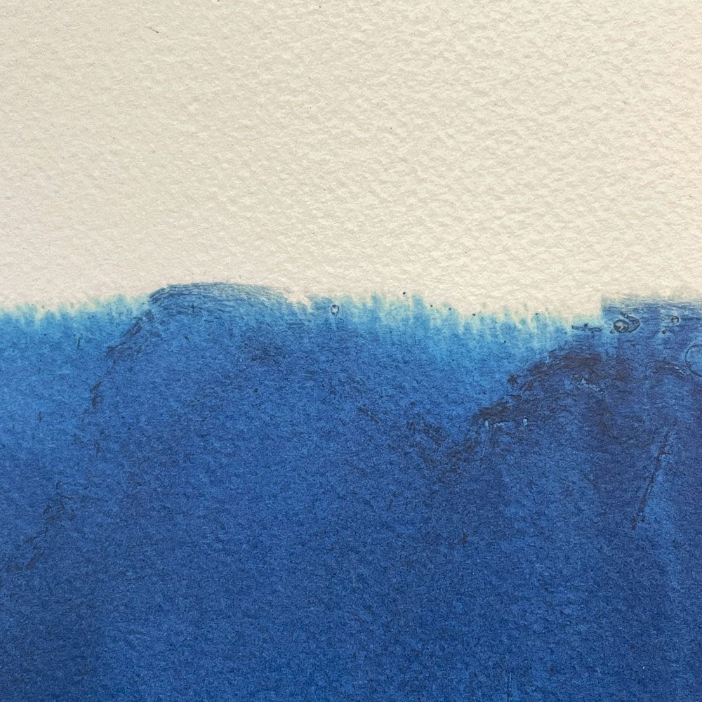 イデー IDEE 「DYEFORINDIGO OCEAN1」 オフセット ポスター ヨハン・オーベリー Fine Little Day 額装品 ◎