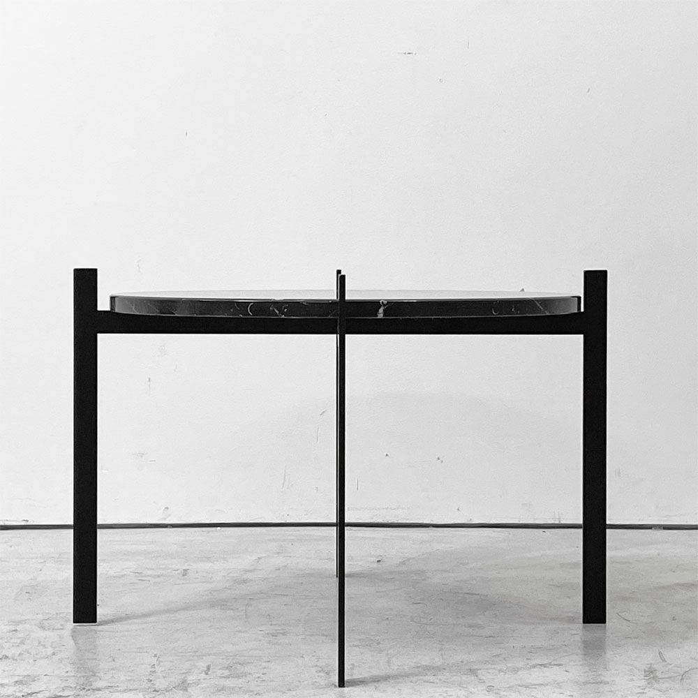 オックスデンマーク OX DENMARQ シングルデックテーブル SINGLE DECK TABLE 大理石×スチール ブラック モダンデザイン ●