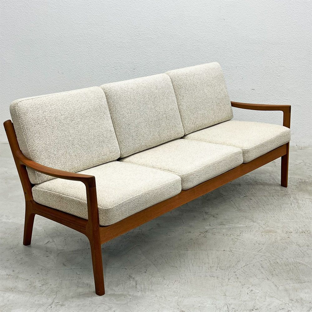 カド CADO Model166 セネター Senator 3Pソファ チーク材 無垢材 オーレ・ヴァンシャー Ole Wanscher 北欧家具〓