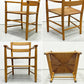 イーセンアーレン ETHAN ALLEN ラダーバック アームチェア ダイニングチェア ハイバックチェア ラッシ編み クラシカルデザイン ●