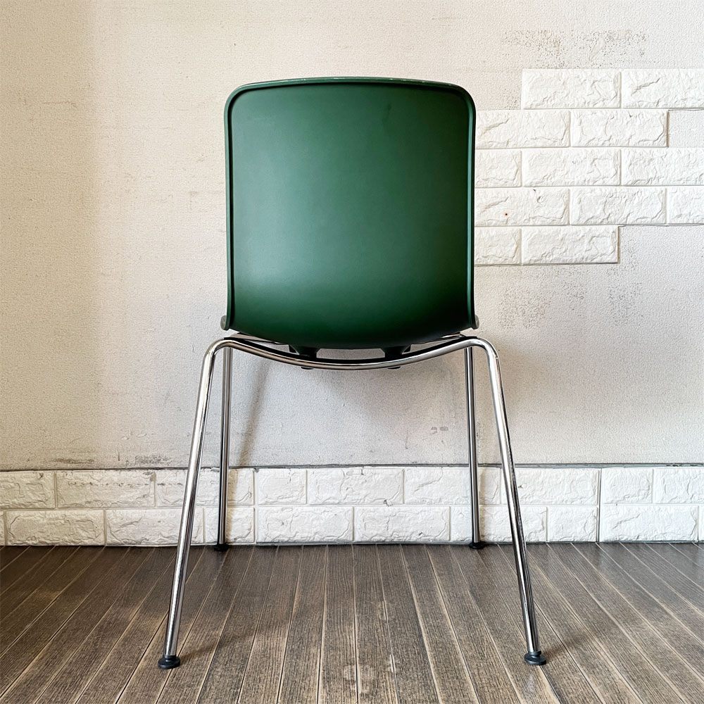 ヴィトラ vitra ハルチューブ HAL Tube サイドチェア ダイニングチェア グリーン スタッキング ジャスパー・モリソン 定価￥39,600- A ◎