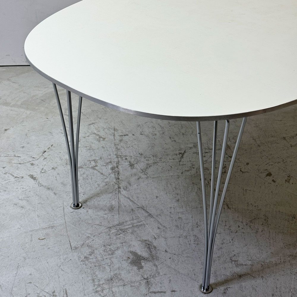 フリッツハンセン Fritz Hansen Bテーブル スーパー楕円テーブル ダイニングテーブル ピート・ハイン ブルーノ・マットソン アルネ・ヤコブセン デンマーク 北欧家具 ●