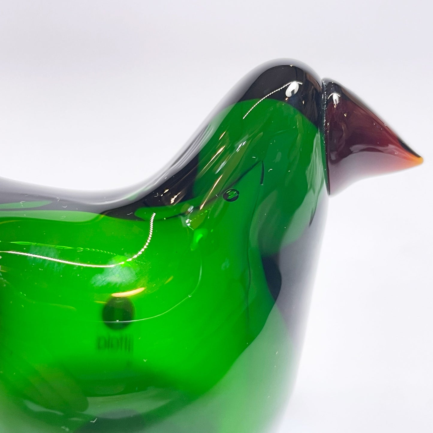 イッタラ iittala イッタラバード シエッポ Sieppo グリーン × ブラウン 2015年 131/1000 箱&テキスタイル付 オイバ・トイッカ SCOPE別注 ★