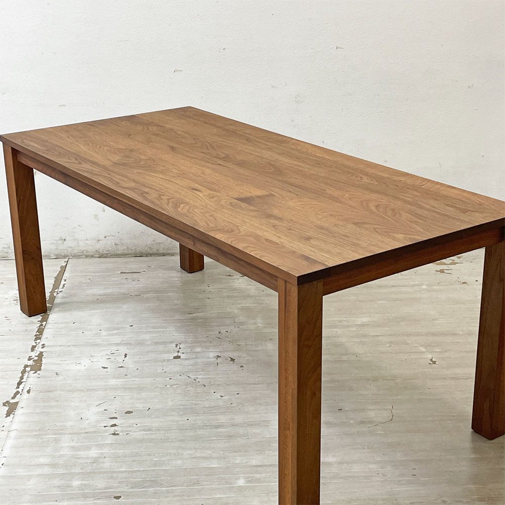 アクタス ACTUS レン REN ダイニングテーブル ウォールナット無垢材 W180 x D84.5cm モダンデザイン ●