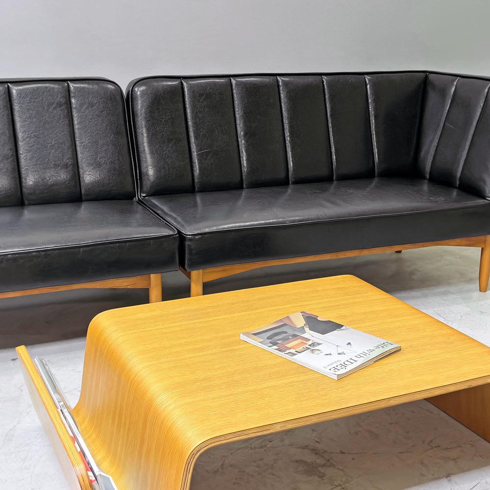 プライウッド ローテーブル エリック・ファイファー Eric Pfieffer スキャンドゥテーブル Scando Table リプロダクト品  ●