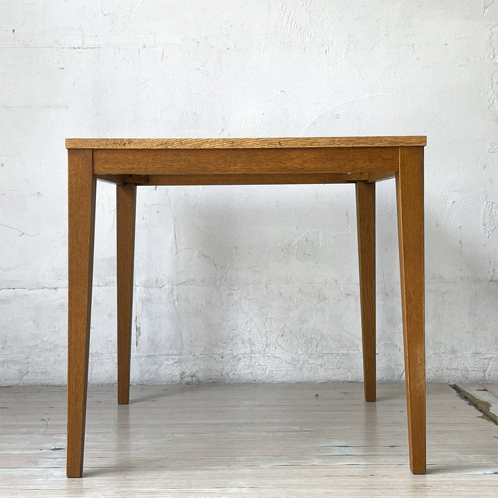 トラックファニチャー TRUCK FURNITURE GT SIDE TABLE サイドテーブル コーヒーテーブル ナラ無垢材 ガラス天板 定価￥53.900- ★