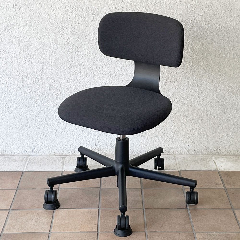 ヴィトラ vitra ルーキー Rookie デスクチェア キャスターチェア コンスタンチン・グルチッチ ダークグレー系ファブリック 定価￥78,100- ◇