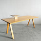 アリアケ ARIAKE サギョウテーブル Sagyo Table オーク材 トレイ付き ダイニングテーブル ワークデスク W200cm 芦沢啓治 定価￥264,000- 〓