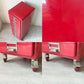 ダルトン DULTON 10 ドロワーズチェスト Drawers Chest with Castor キャビネット レッド 赤 キャスター付 廃盤 ★