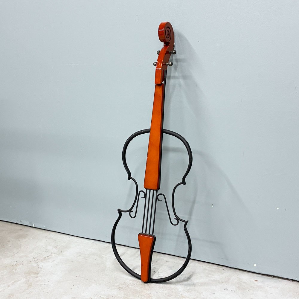 クラシカルデザイン Classical Design アイアン バイオリン ウォールアート 壁掛け ◎