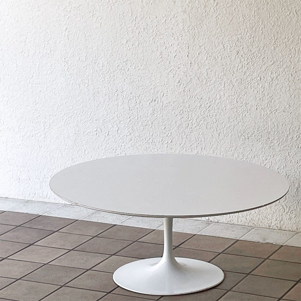ノル Knoll ビンテージ チューリップ センターテーブル ローテーブル ラウンドトップ 幅90.5cm エーロ・サーリネン Eero Saarinen ノール ミッドセンチュリー ◇