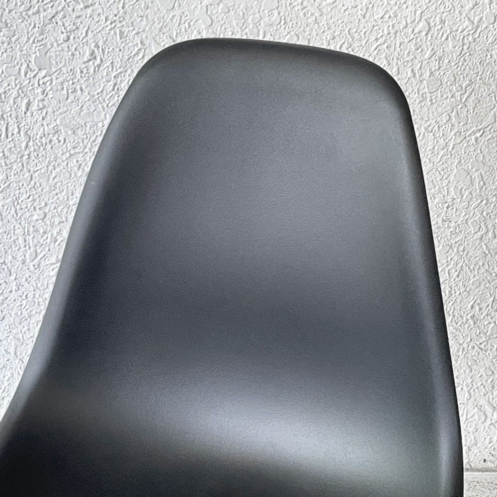 ハーマンミラー Herman Miller サイドシェルチェア ポリプロピレン製 オールブラック エッフェルベース C&R イームズ ミッドセンチュリー ◇
