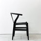 カールハンセン＆サン Carl Hansen & Son CH24 Yチェア ブラックラッカー×ブラックペーパーコード ビーチ材 ハンス・J・ウェグナー デンマーク 北欧家具 A ●