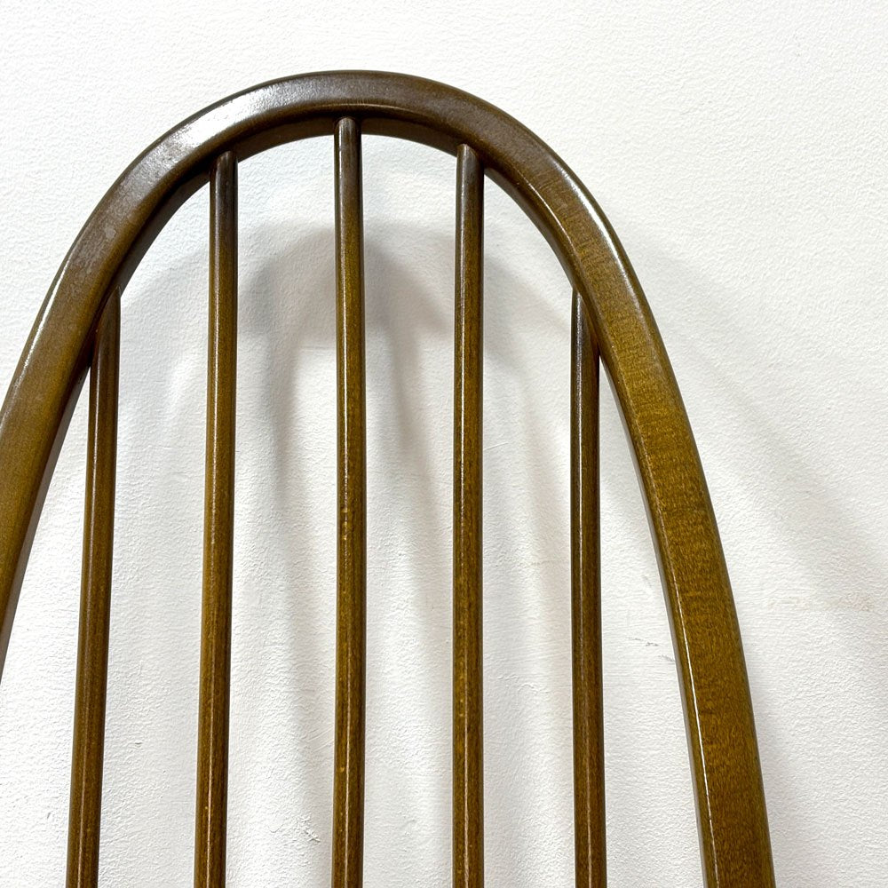 アーコール Ercol クエーカーチェア ダイニングチェア ハイバック エルム材 × ビーチ材 UKビンテージ 英国家具 ●