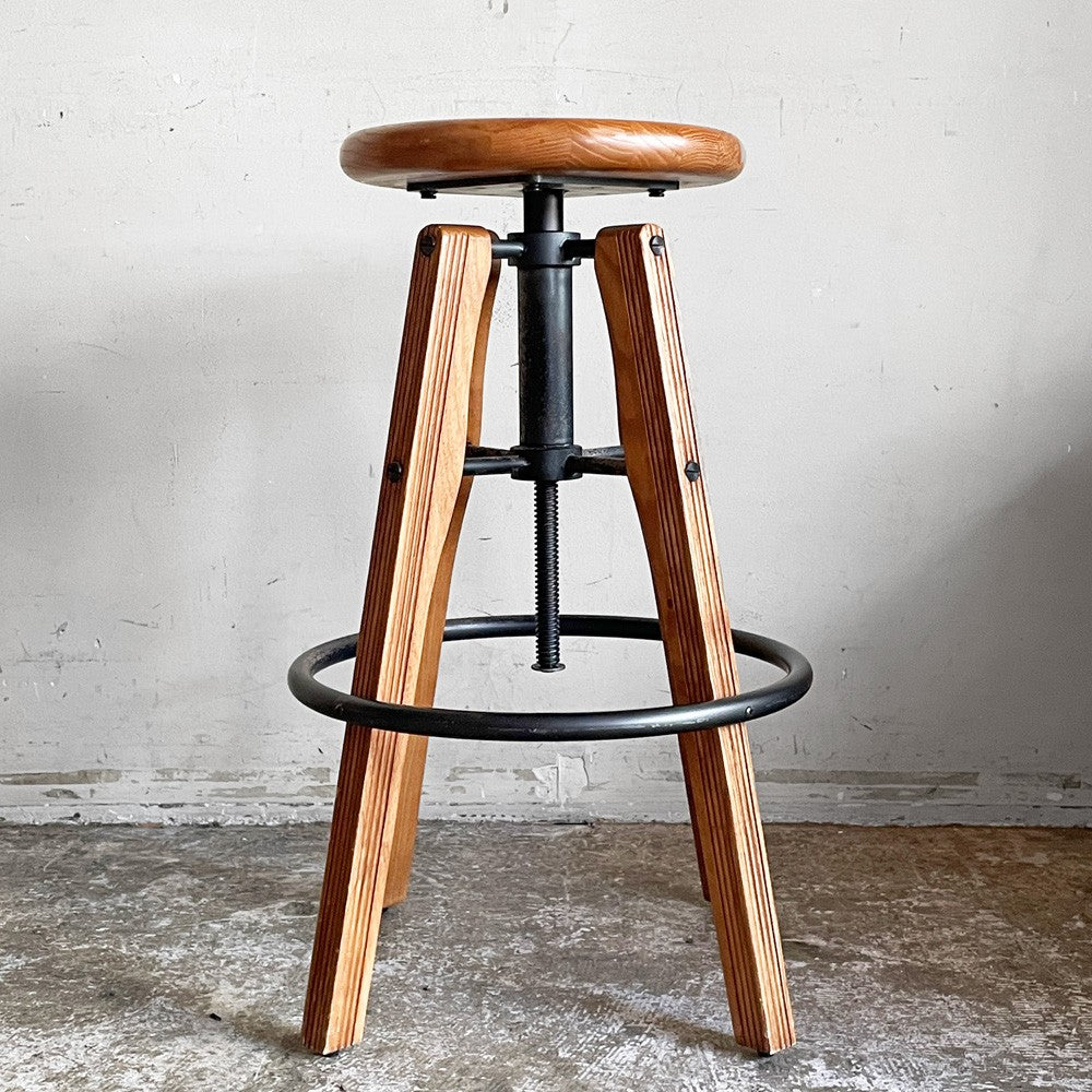 アクメファニチャー Acme Furniture アーヴィン スツール IRVIN STOOL high ハックベリー×アイアン インダストリアル 定価 ¥44,000- A ■