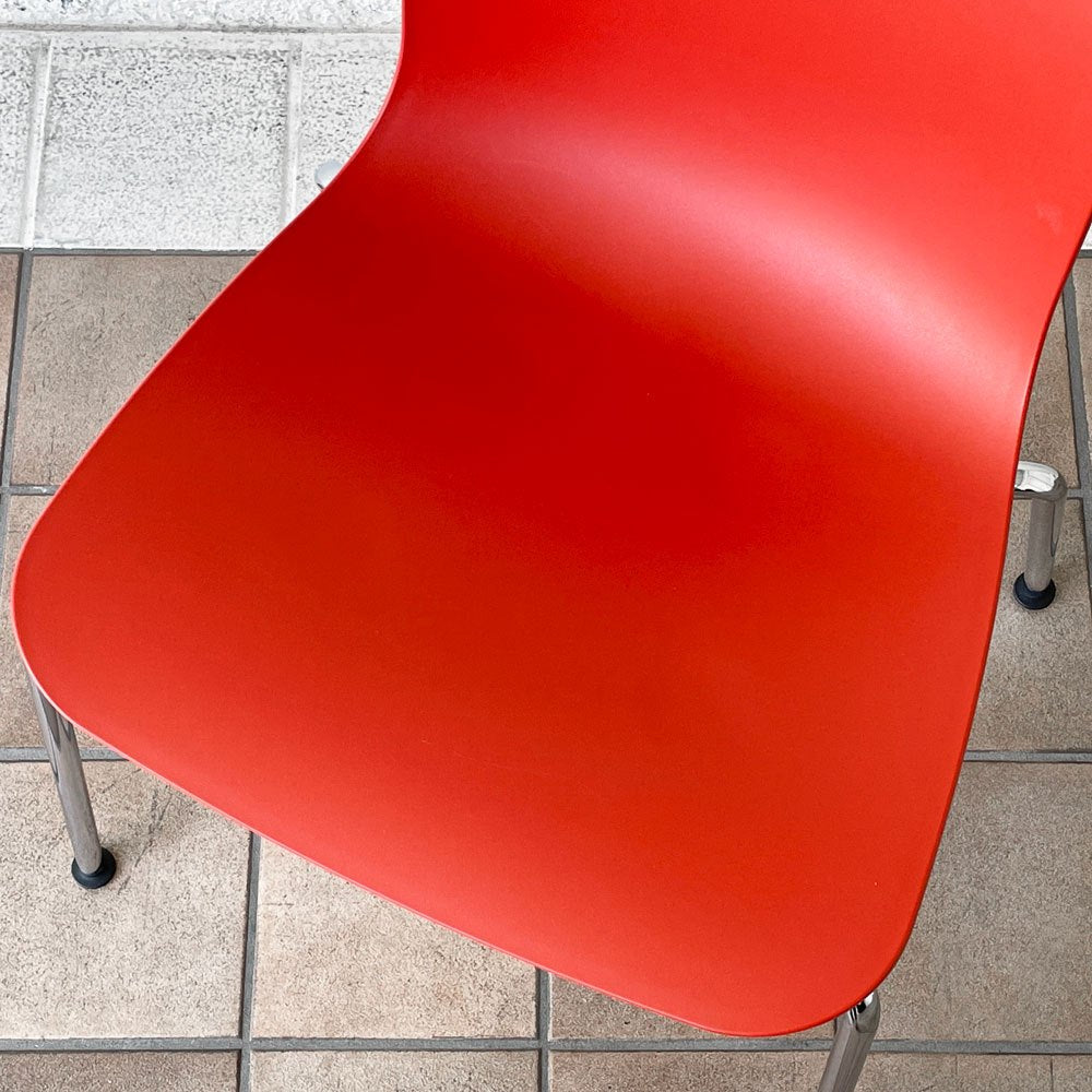 ヴィトラ vitra ハルチューブ HAL Tube サイドチェア ダイニングチェア ブリック スタッカブル ジャスパー・モリソン ◇