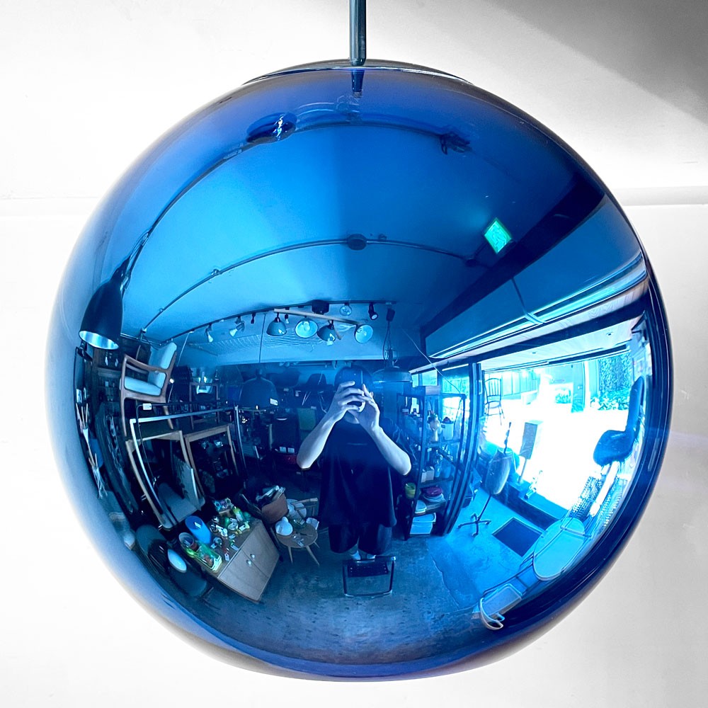トムディクソン Tom Dixon コッパー Copper Round Pendant 45 ペンダントライト ブルー 定価￥113,000- 廃番 ■