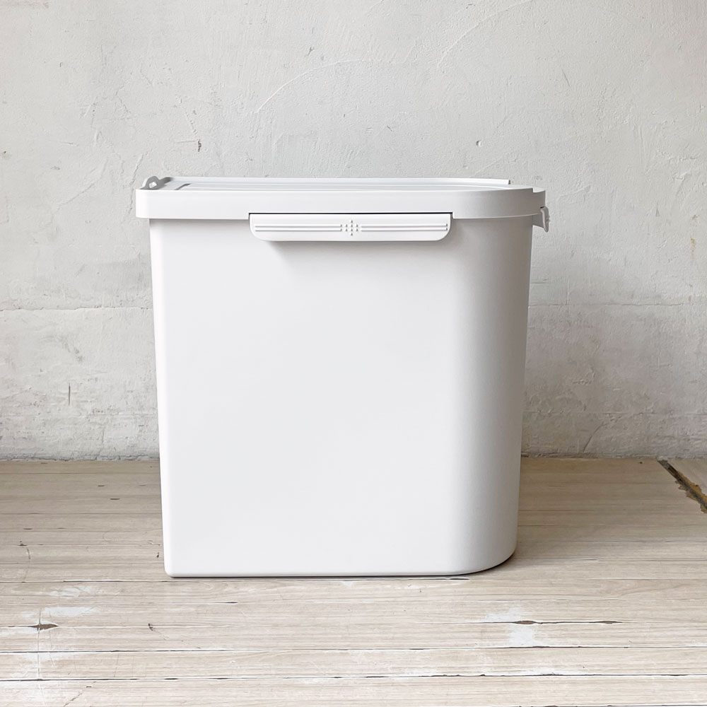 タッパーウェア Tupperware キッチンキーパー お米 20kg 密閉収納 二重蓋 保存容器 ライトグレー 廃盤 未使用品 ★
