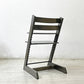 ストッケ STOKKE トリップトラップ TRIPP TRAPP ベビーチェア キッズチェア グレー S/N5～ ノルウェー 北欧家具 ●