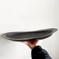 クリスチャンヌ ペロション Christiane Perrochon ストーンウェア STONEWARE オーバル プレート 大 ブラックカラー イタリア 陶器 ハンドメイド 現代作家 ■
