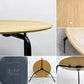 エンゲルブレヒト Engelbrechts ケヴィ KEVI 2010 ダイニングテーブル オーク材 プライウッド カフェテーブル 70cm 3本脚 ヨルゲン・ラスムッセン デンマーク 未使用品 A ●