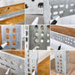リオン LYON アングルシェルフ SLOTTED ANGLE SHELF オープンシェルフ 6段 インダストリアル P.F.S取扱い セミオーダーサイズ ◇
