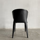 カッシーナ Cassina オラ 367 HOLA アームチェア ダイニングチェア 本革 ブラックレザー ハンス・ウェッツスタイン イタリア 定価￥429,000- 〓