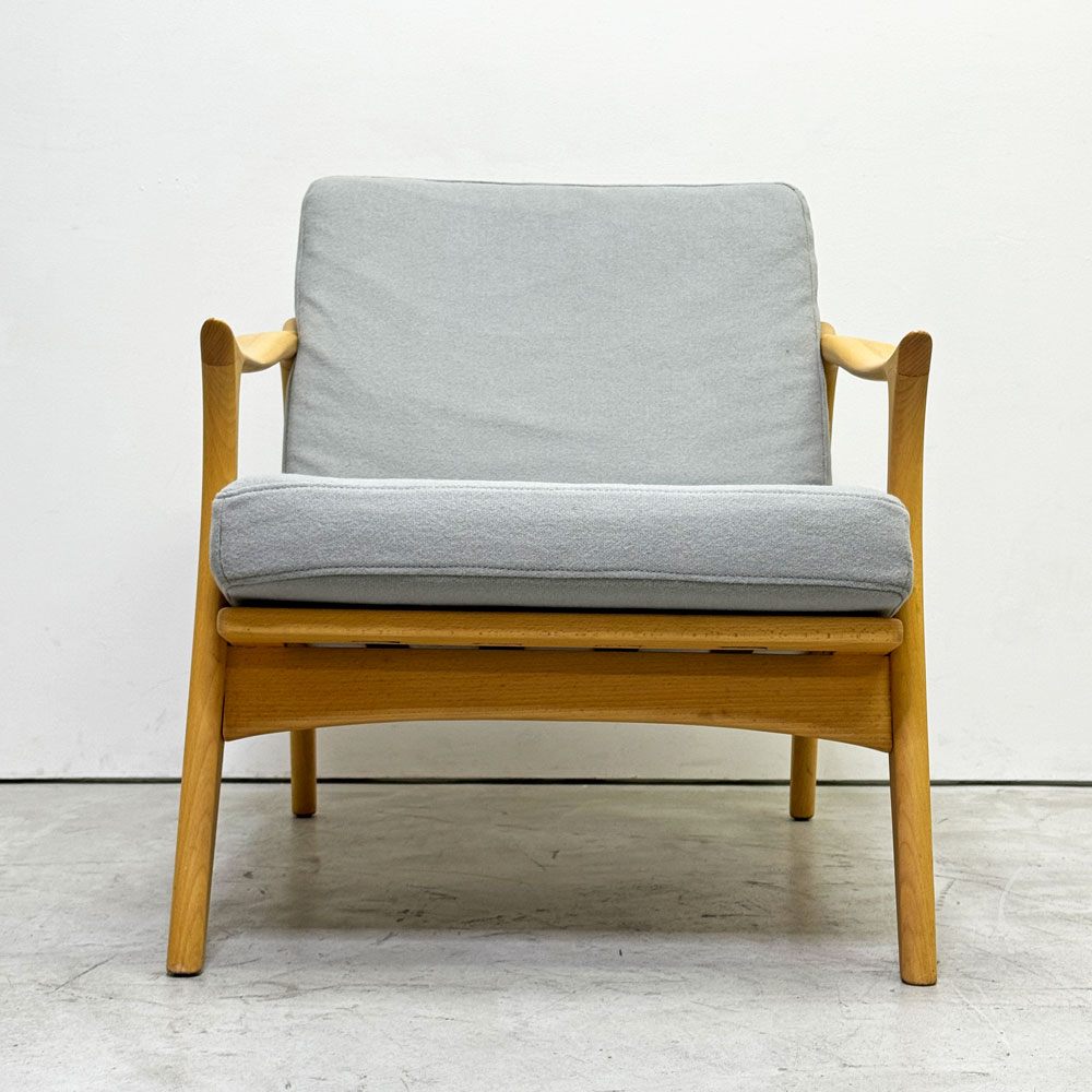 ノードソファ nordo sofa No.711 アームチェア 1人掛け 1P ソファ フレデリック・カイザー Fredrik Kayser メープル材 ファブリックシート リプロダクト ●