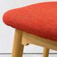 イデー IDEE コショネチェア COCHONNET CHAIR ダイニングチェア オーク材 ナチュラル ファブリック レッド系 モダン 現状品 ●