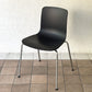 ヴィトラ vitra ハルチューブ HAL Tube サイドチェア ダイニングチェア スタッカブル ブラック ジャスパー・モリソン C ◇