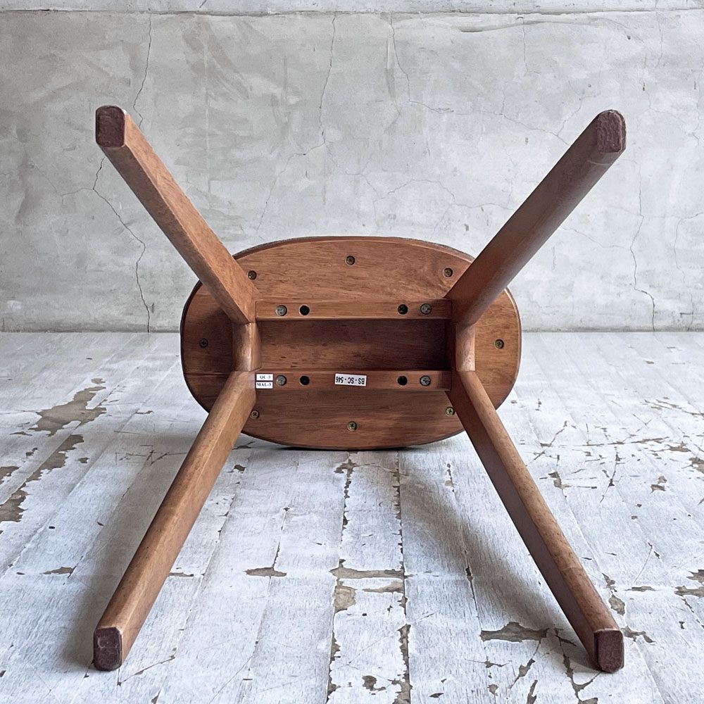 ナガノインテリア Friendly!! コッペ coupe kitchen stool ハイスツール キッチンスツール ウォールナット 廃番生地 北欧スタイル ♪