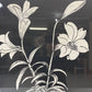 ケン・ドーン Ken Done シルクスクリーン November lilies W58.5cm オーストラリア 額装品 16/100 サイン入り ●