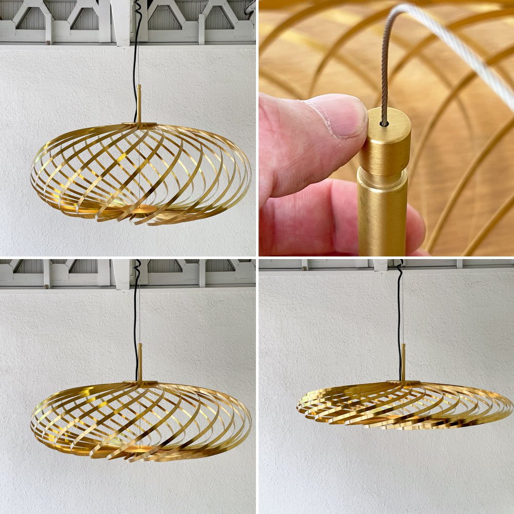 トムディクソン Tom Dixon スプリング スモール ペンダントライト SPRING SMALL PENDANT ブラス BRASS 定価228,800円 ◇