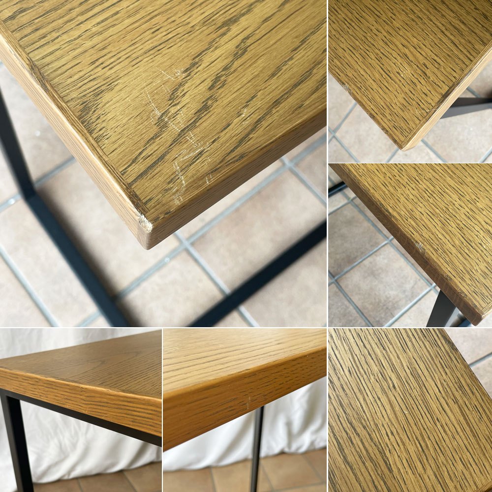 アドレス Address ハント サイドテーブル Mサイズ Hunt side table オーク材 ベッド/ソファサイド アジャスター付き ナチュラル ◇