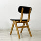ドアーズリビングプロダクツ DOORS LIVING PRODUCTS ボシー BOTHY Mountain Leg Chair ダイニングチェア PVCレザー オーク無垢材 コンパスレッグ B ●