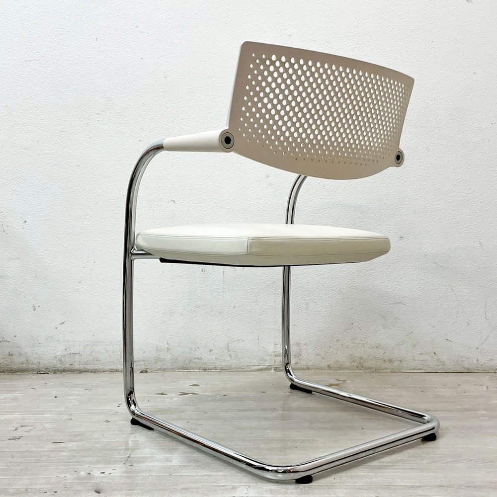 ヴィトラ vitra ビザビ2 Visavis2 アームチェア デスクチェア カンティレバー スタッキング不可仕様 アントニオ・チッテリオ A ●