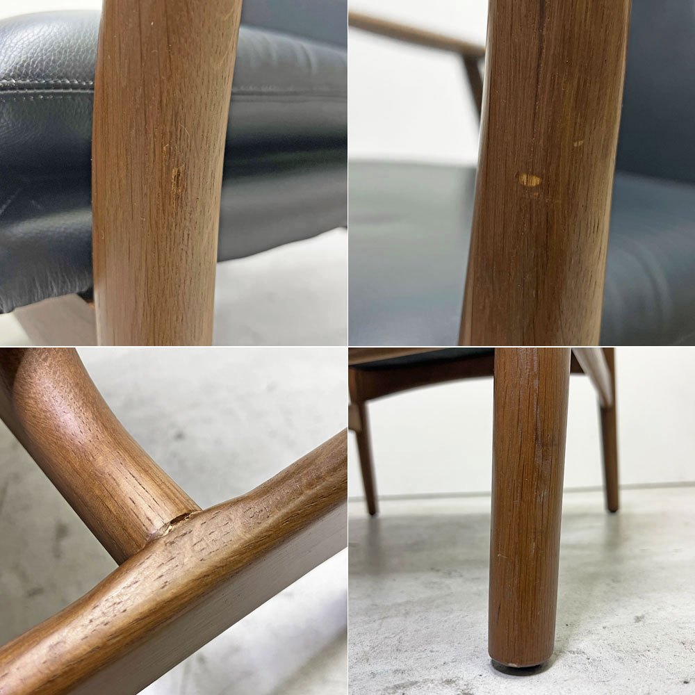 ポートランドファニチャー  Portland Furniture マンティスチェア The Mantis Chair PVCレザー 1Pソファ ミッドセンチュリー 木製フレーム  ●