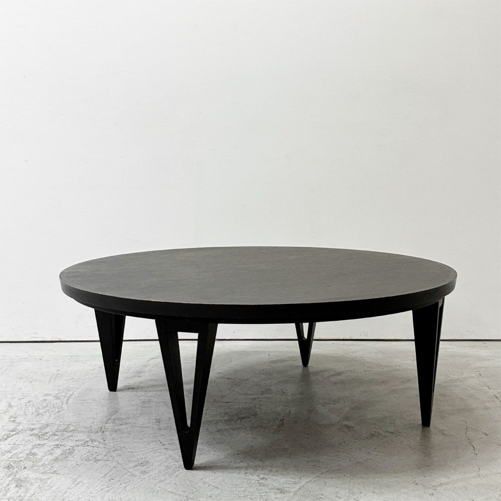 アクタス ACTUS FK-1 こたつローテーブル リビングテーブル ウォールナット材 ラウンド Φ100cm ヒーター付き コード欠品 布団欠品 飛騨産業 参考定価￥237,600- ●