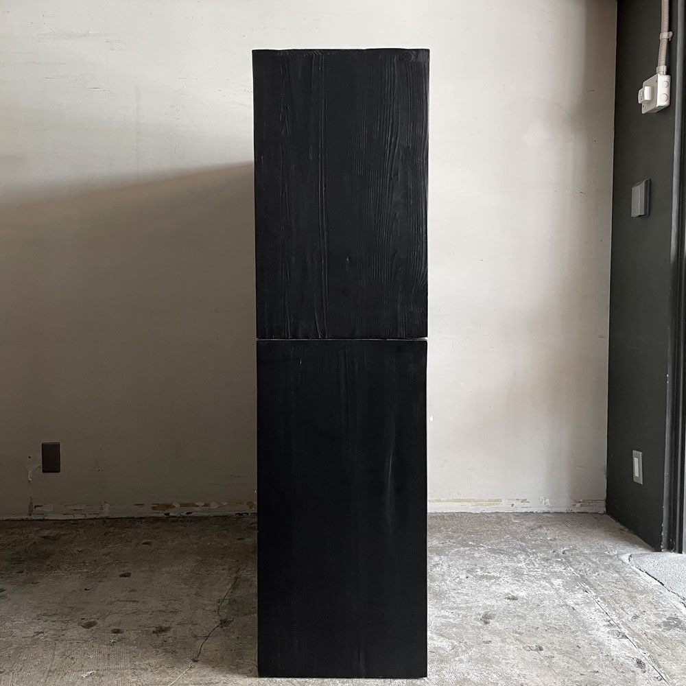 クラッシュゲート CRASH GATE ノットアンティークス knot antiques クロキⅡ キャビネット スギ古材 上下入替可 w120cm ■