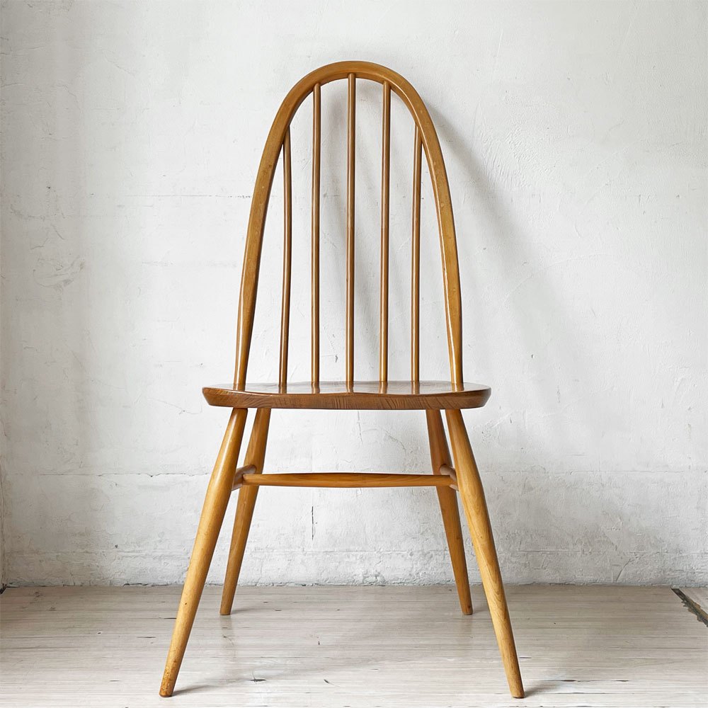 アーコール Ercol クエーカー チェア ダイニングチェア ビンテージ エルム×ビーチ材 英国家具 ★