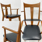 アクメファニチャー ACME Furniture カーディフ アームチェア CARDIFF ARM CHAIR ダイニングチェア アッシュ材 ビニールレザーシート ブラック A ●