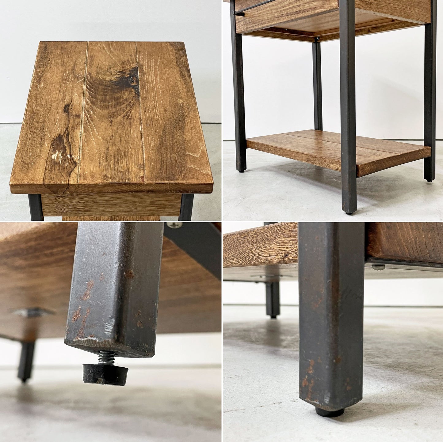 アクメファニチャー ACME Furniture グランビュー エンドテーブル GRANDVIEW END TABLE サイドテーブル ナイトテーブル オーク無垢材 インダストリアルデザイン ●