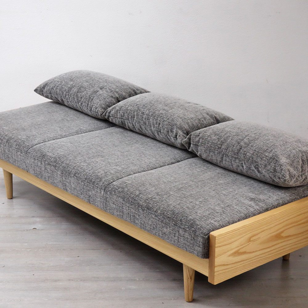 グラフ graf × 相合家具 SOGO adシリーズ デイベッドベンチ Day bed bench W171cm ホワイトアッシュ材 ファブリック  ●