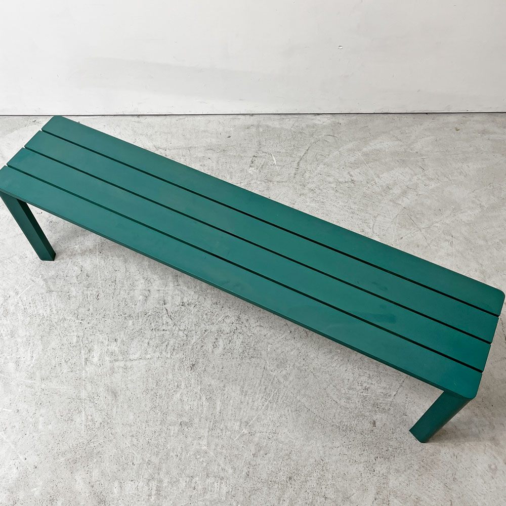 ザ・コンランショップ THE CONRAN SHOP ハイライン アウトドア ベンチ HIGHLINE OUTDOOR BENCH グリーン ●