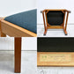 北の住まい設計社 KITANOSUMAISEKKEISHA ミッションチェア Mission chair アームレスチェア ダイニングチェア 張座 ファブリック張替済み チェリー無垢材 廃番 ●