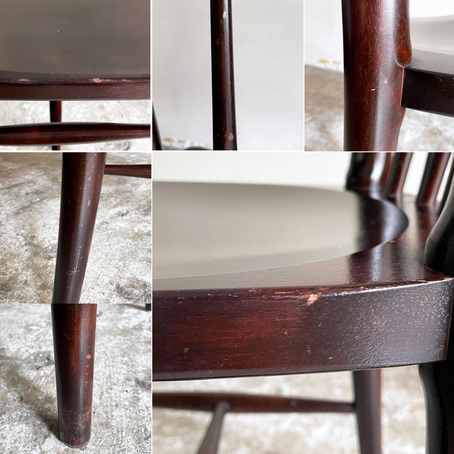松本民芸家具 220F型 チェア Finnish style Chair ダイニングチェア ミズメザクラ材 民藝家具 和モダン 定価￥148,500- B ■