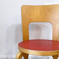 アルテック artek チェア66 CHAIR66 ダイニングチェア レッドリノリウム ビンテージ アルヴァ・アアルト フィンランド 北欧家具 ◎