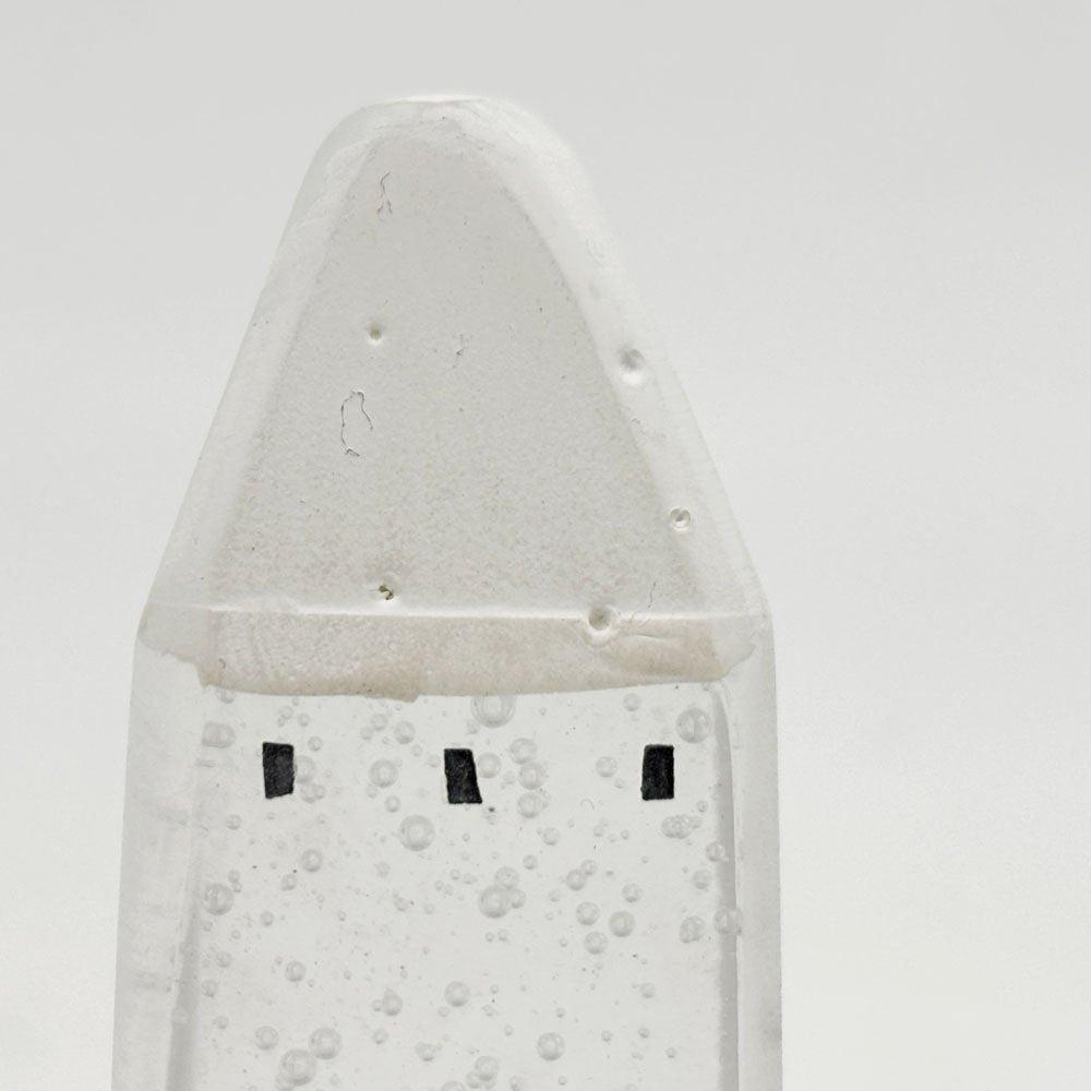 メロウグラス Mellow Glass タナカユミ ガラスの家 パート・ド・ヴェール オブジェ 置物 現代作家 ●