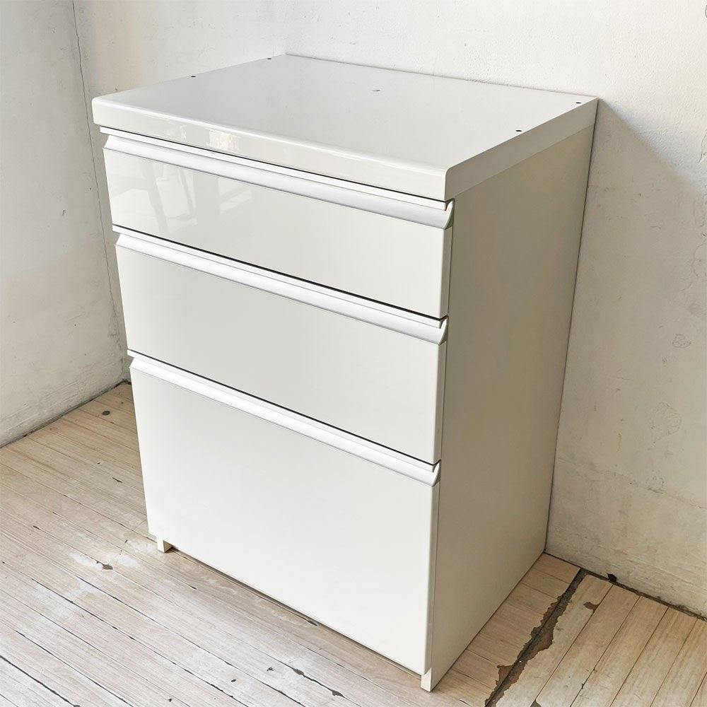 パモウナ Pamouna キッチンカウンター チェスト W60cm ソフトクローズ ダイヤモンドハイグロス シンプルモダン IDC大塚家具取り扱い ★